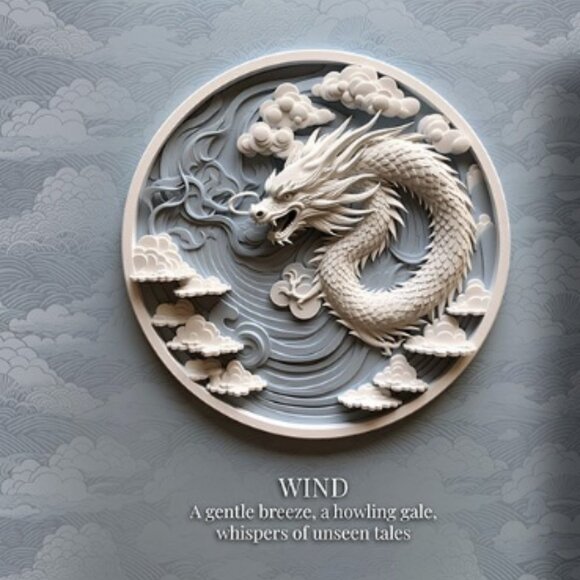 DRAGON - ASTROLOGY ELEMENT FOUR Signs Tumbler -Earth Fire Wind Water - NWT - Picture 10 of 11